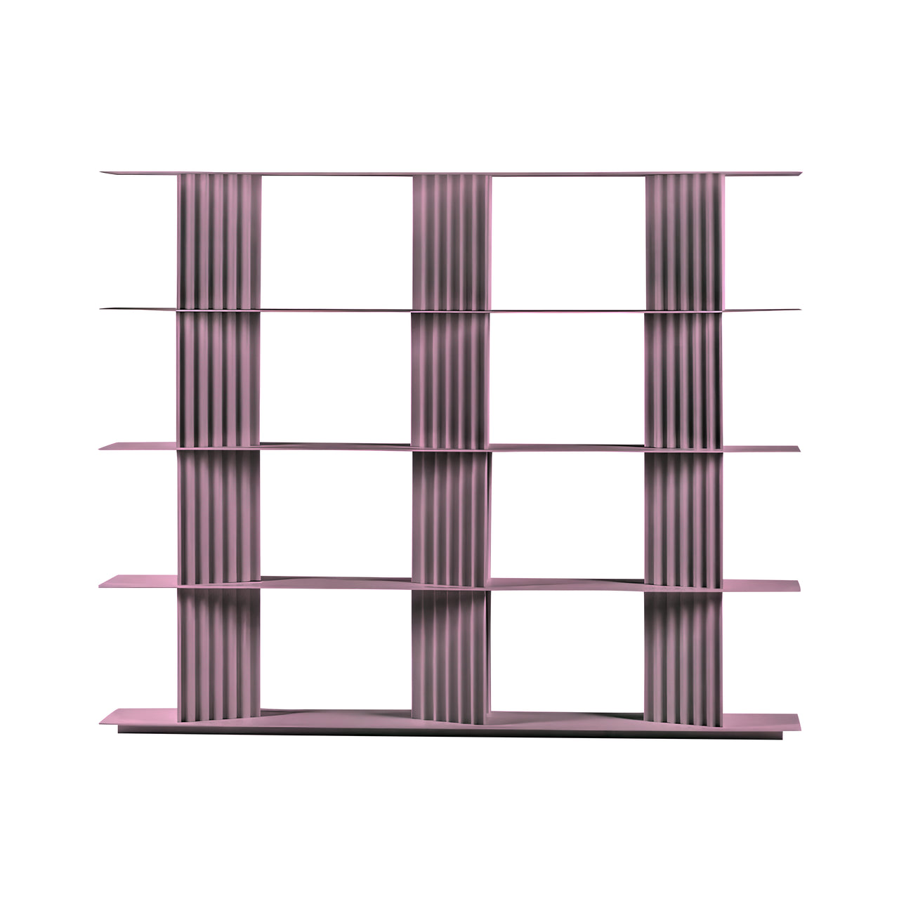 Plec Shelving: Medium + High + Pastel Violet
