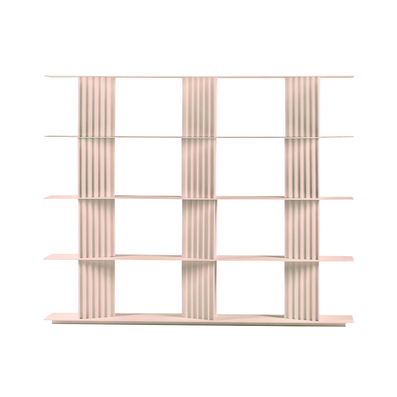 Plec Shelving: Medium + High + Peach Rose