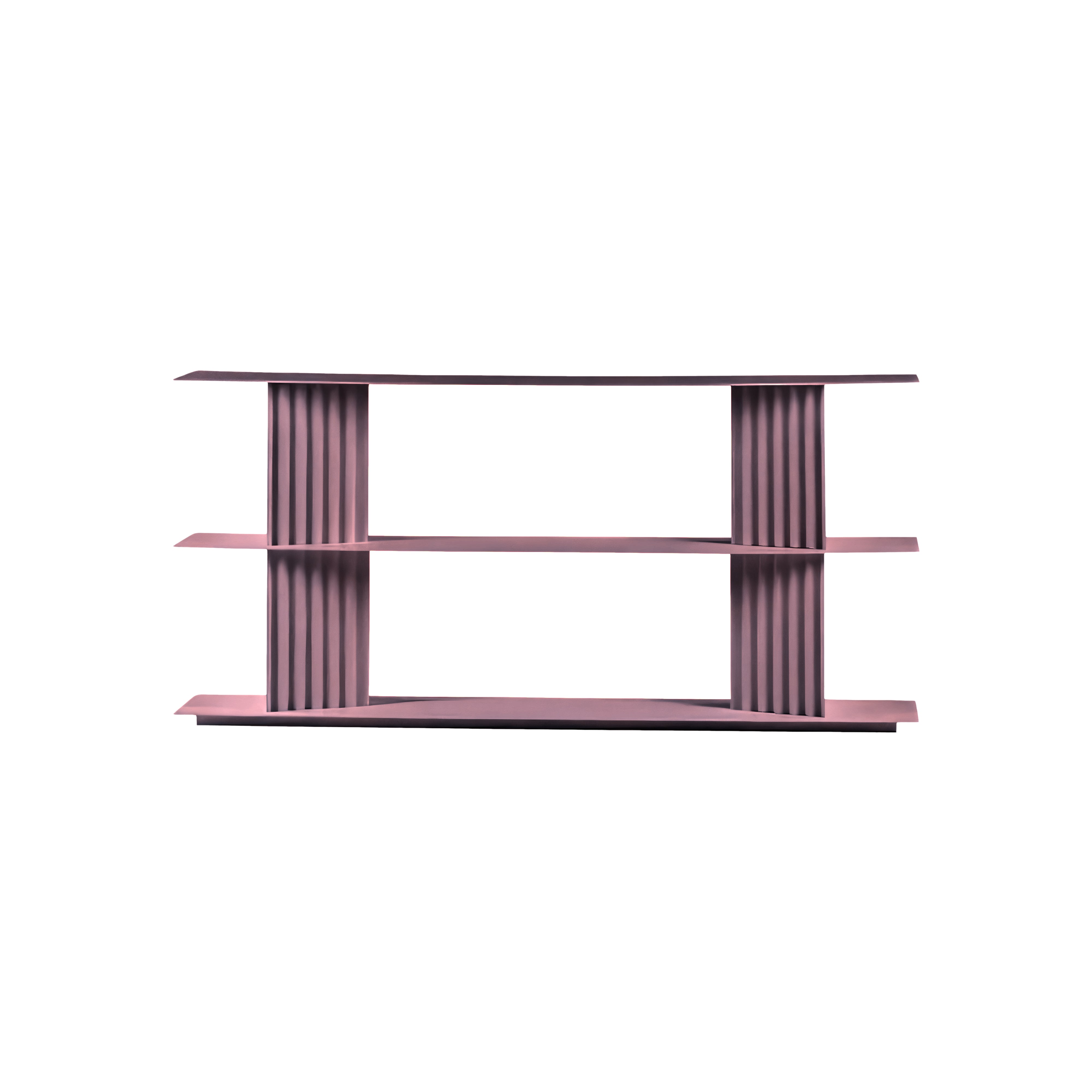 Plec Shelving: Small + Low + Pastel Violet