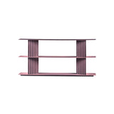 Plec Shelving: Small + Low + Pastel Violet