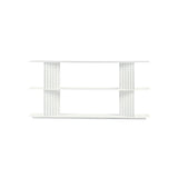 Plec Shelving: Small + Low + Traffic White