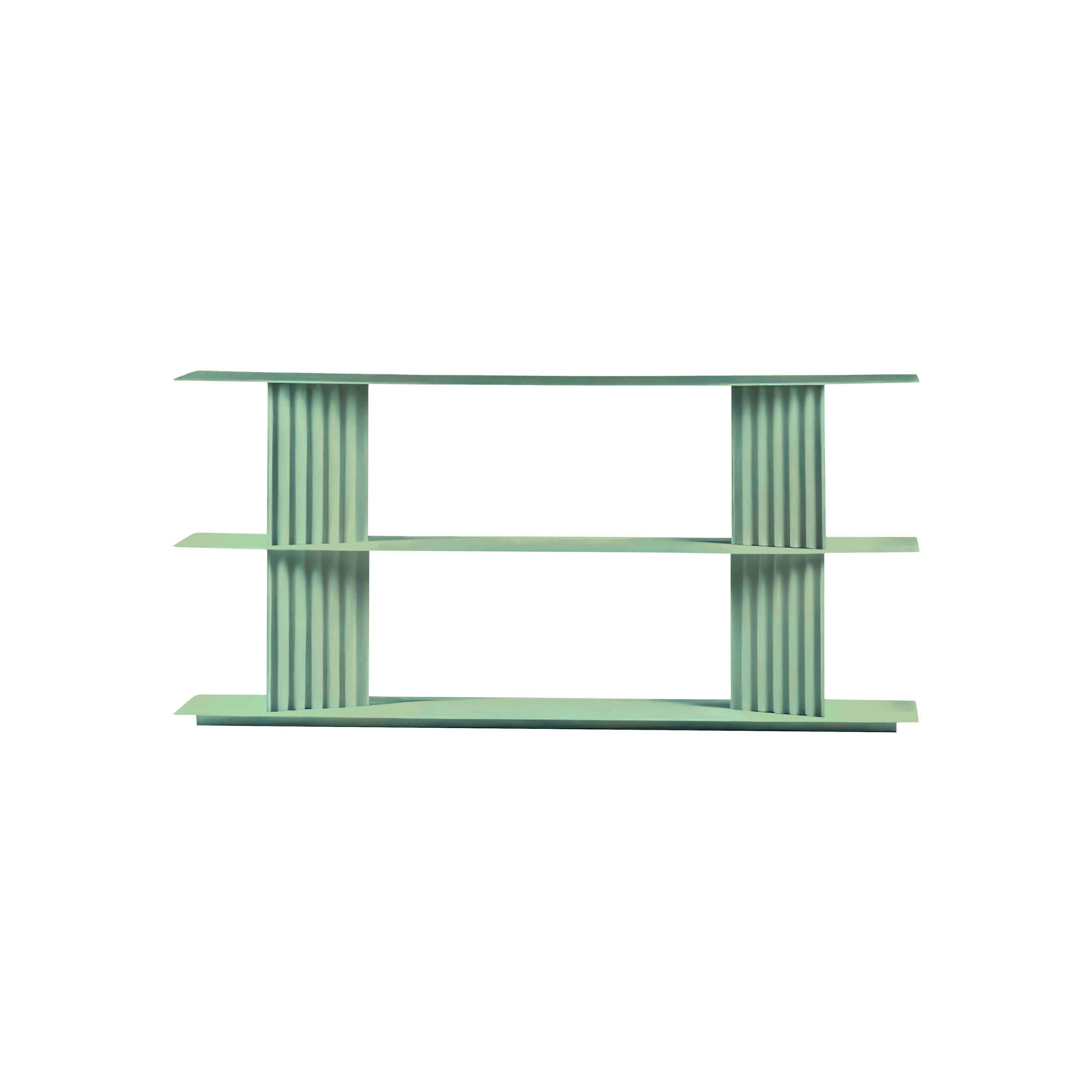 Plec Shelving: Small + Low + Warm Sage