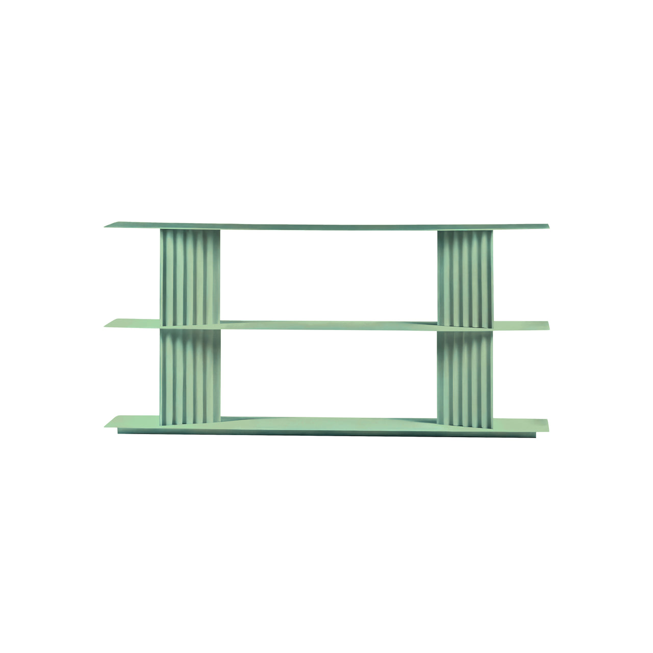 Plec Shelving: Small + Low + Warm Sage