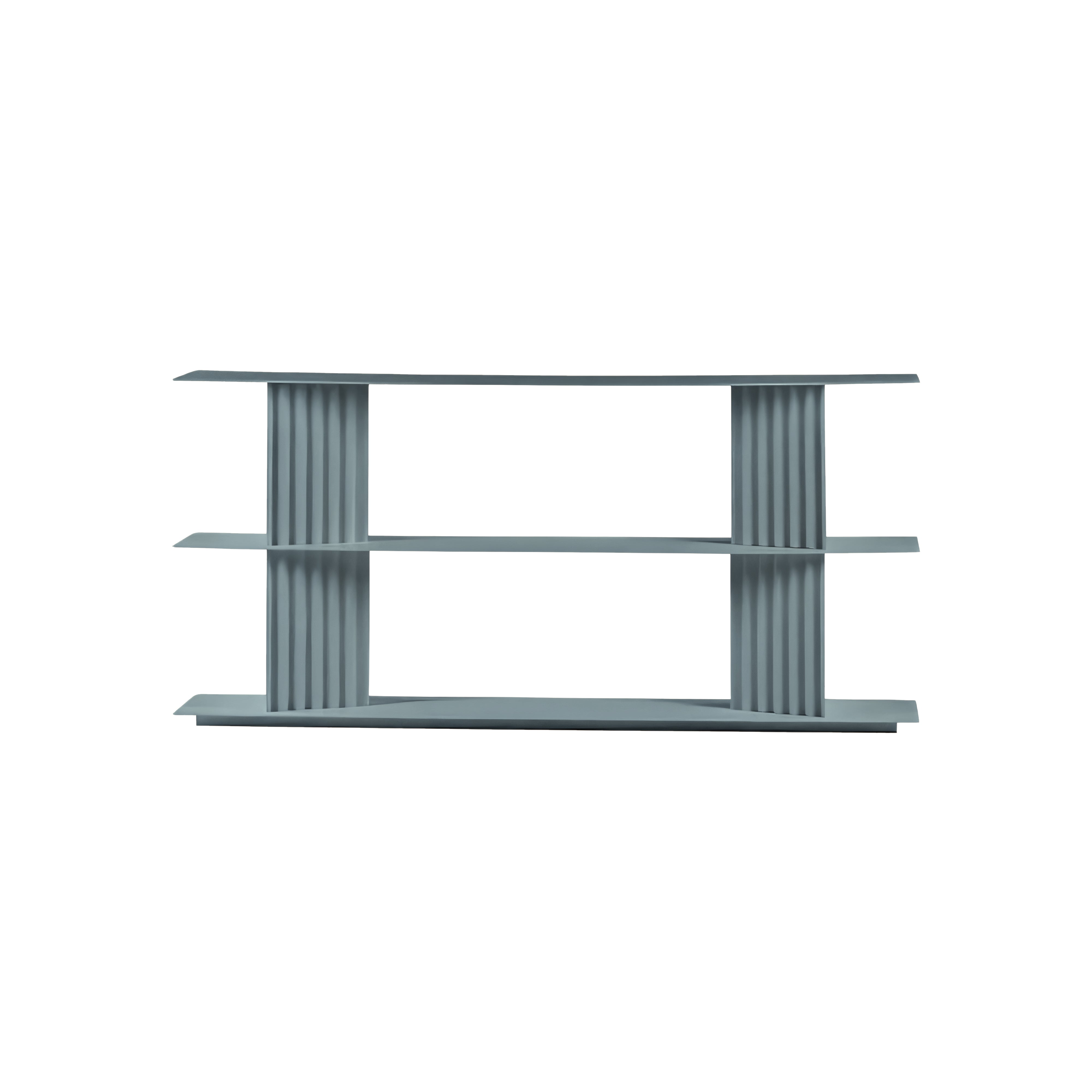 Plec Shelving: Small + Low + Window Grey