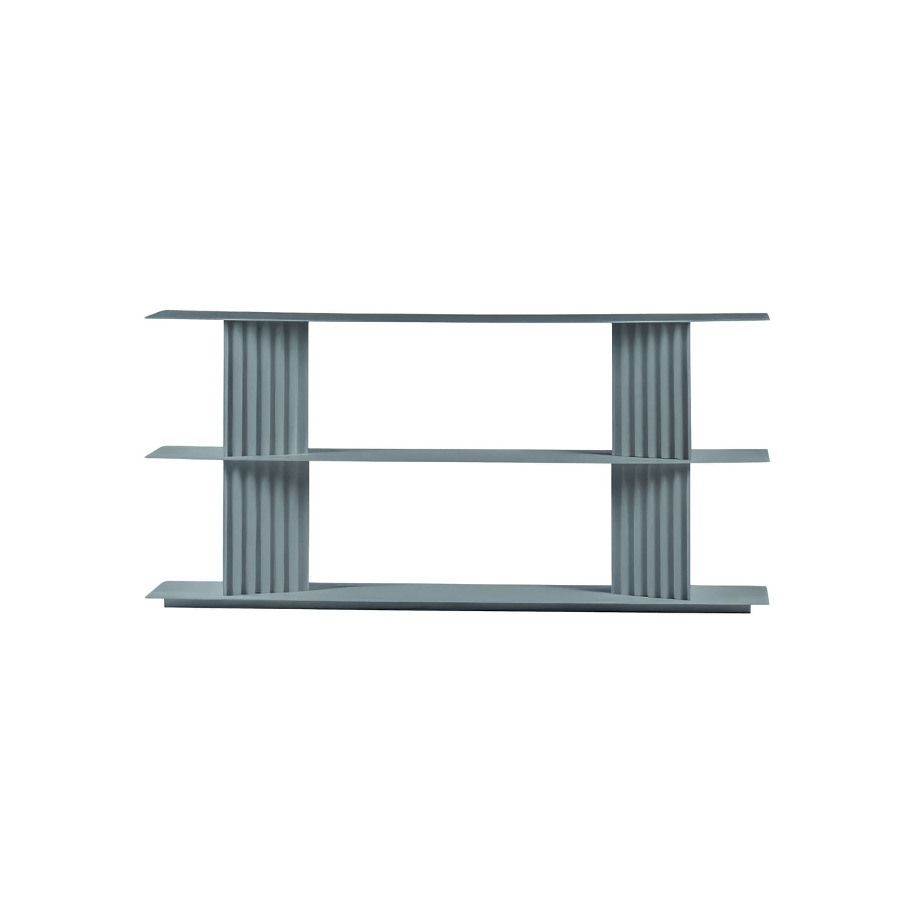 Plec Shelving: Small + Low + Window Grey