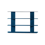 Plec Shelving: Small + Low + Green Blue