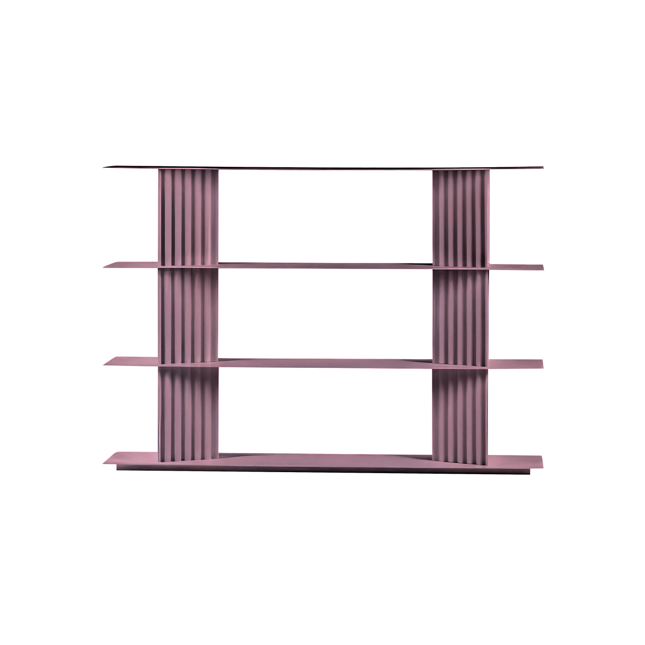 Plec Shelving: Small + Low + Pastel Violet