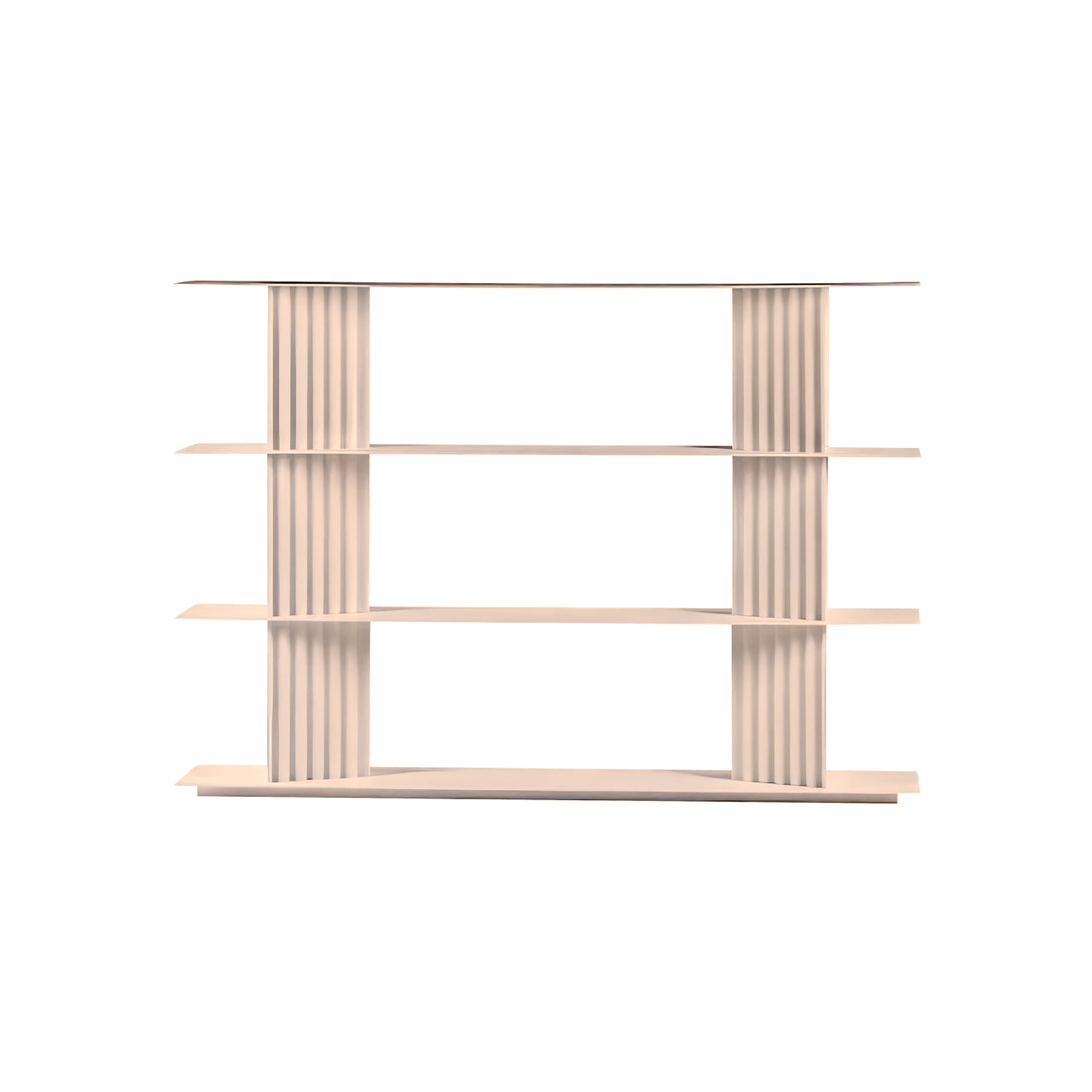 Plec Shelving: Small + Low + Peach Rose