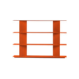 Plec Shelving: Small + Low + Pure Orange