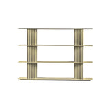 Plec Shelving: Small + Low + Silk Grey