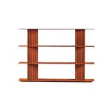 Plec Shelving: Small + Low + Terracotta