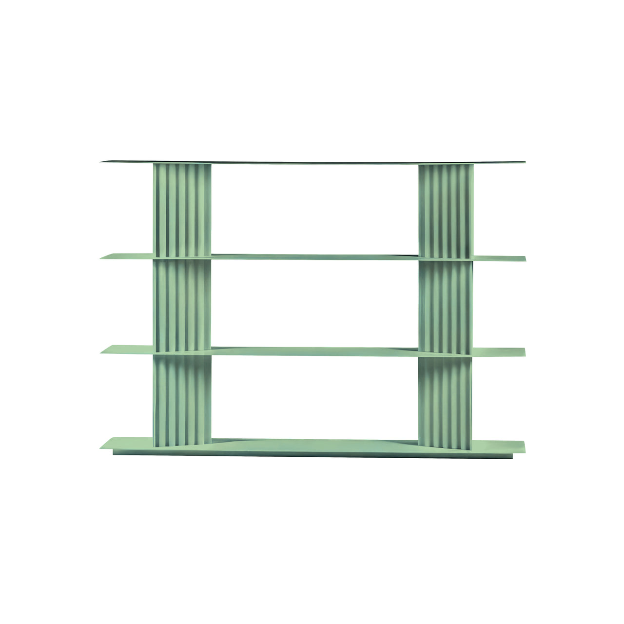Plec Shelving: Small + Low + Warm Sage
