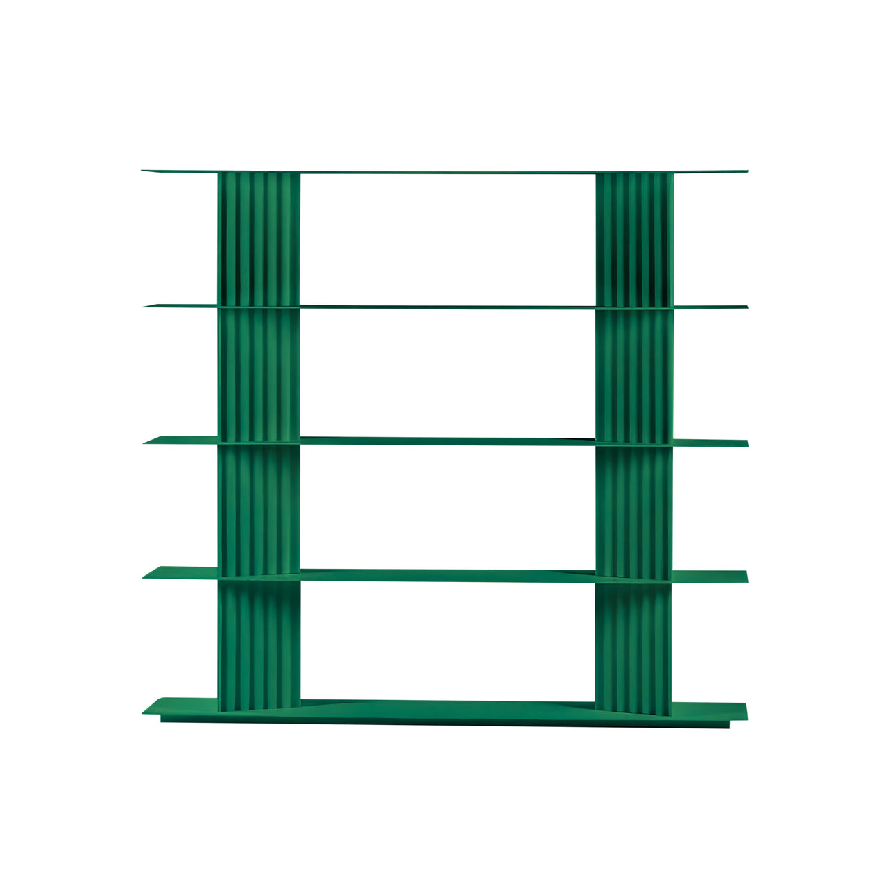 Plec Shelving: Small + High + Emerald Green