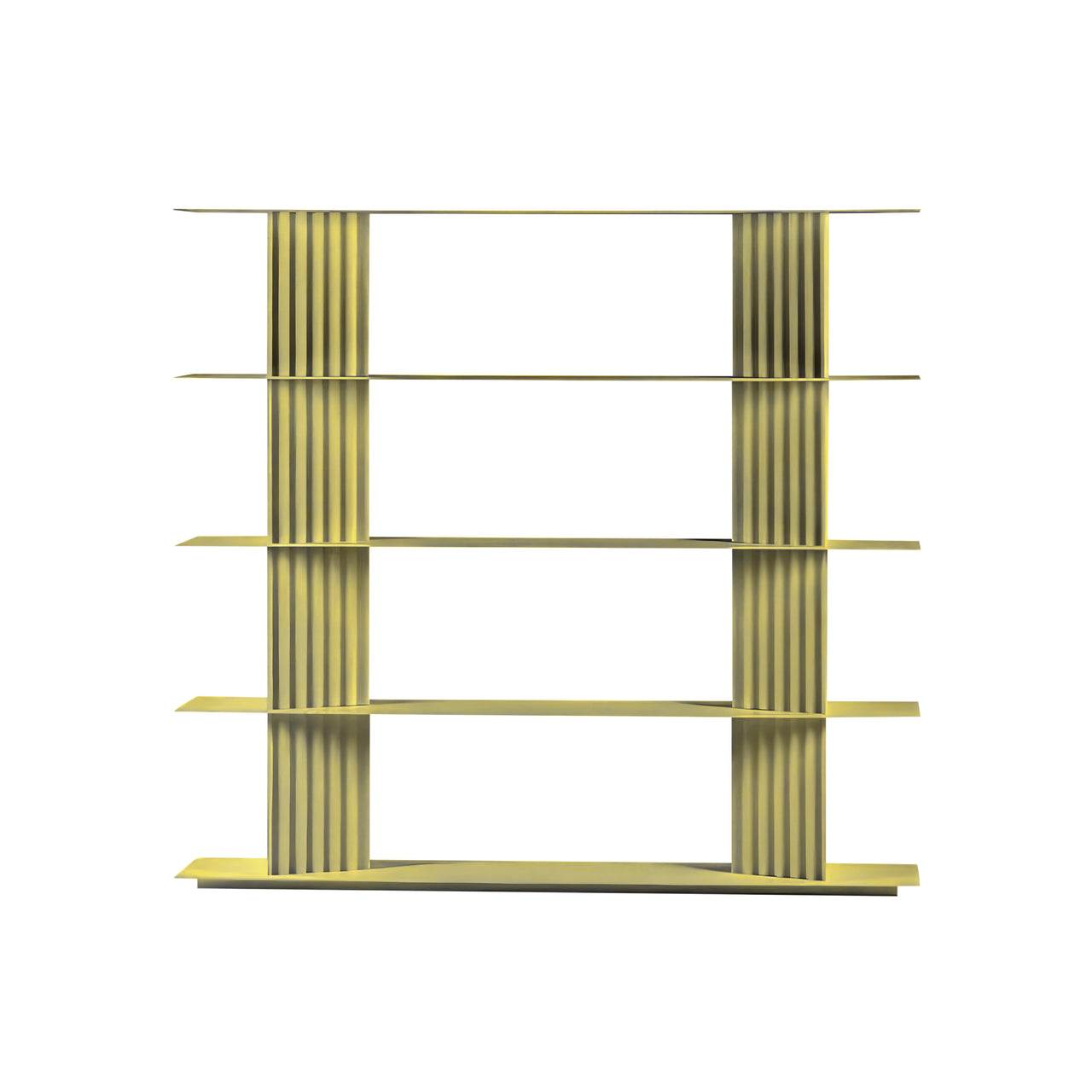Plec Shelving: Small + High + Green Beige