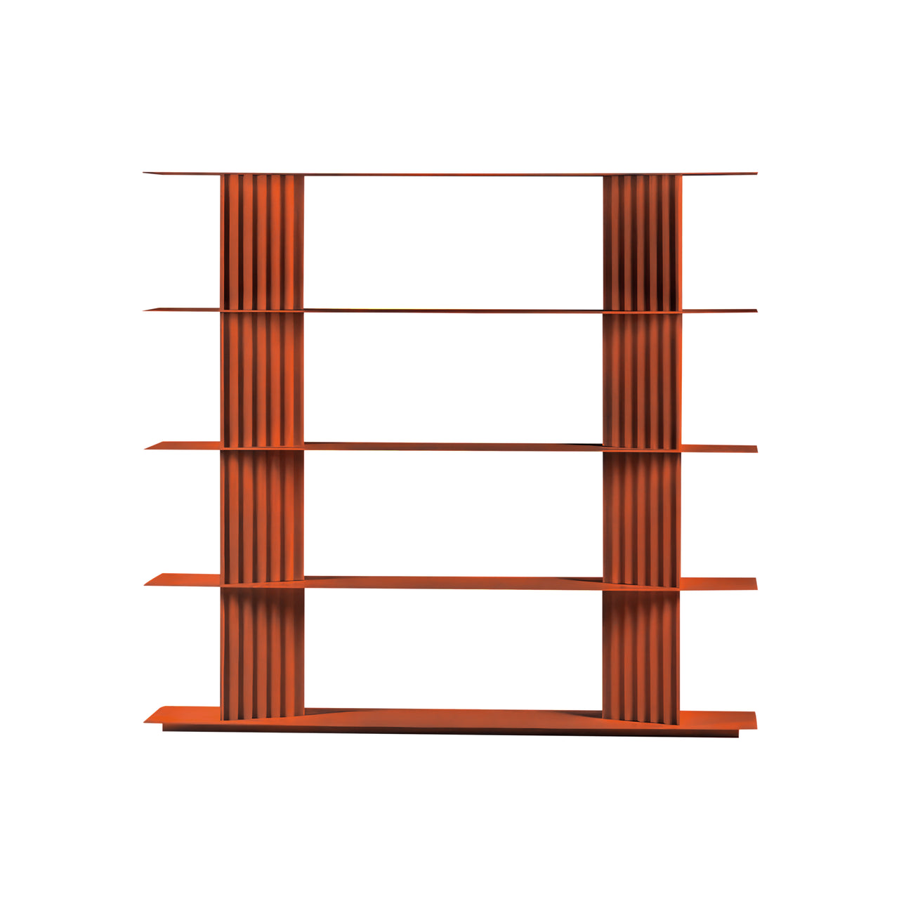 Plec Shelving: Small + High + Terracotta