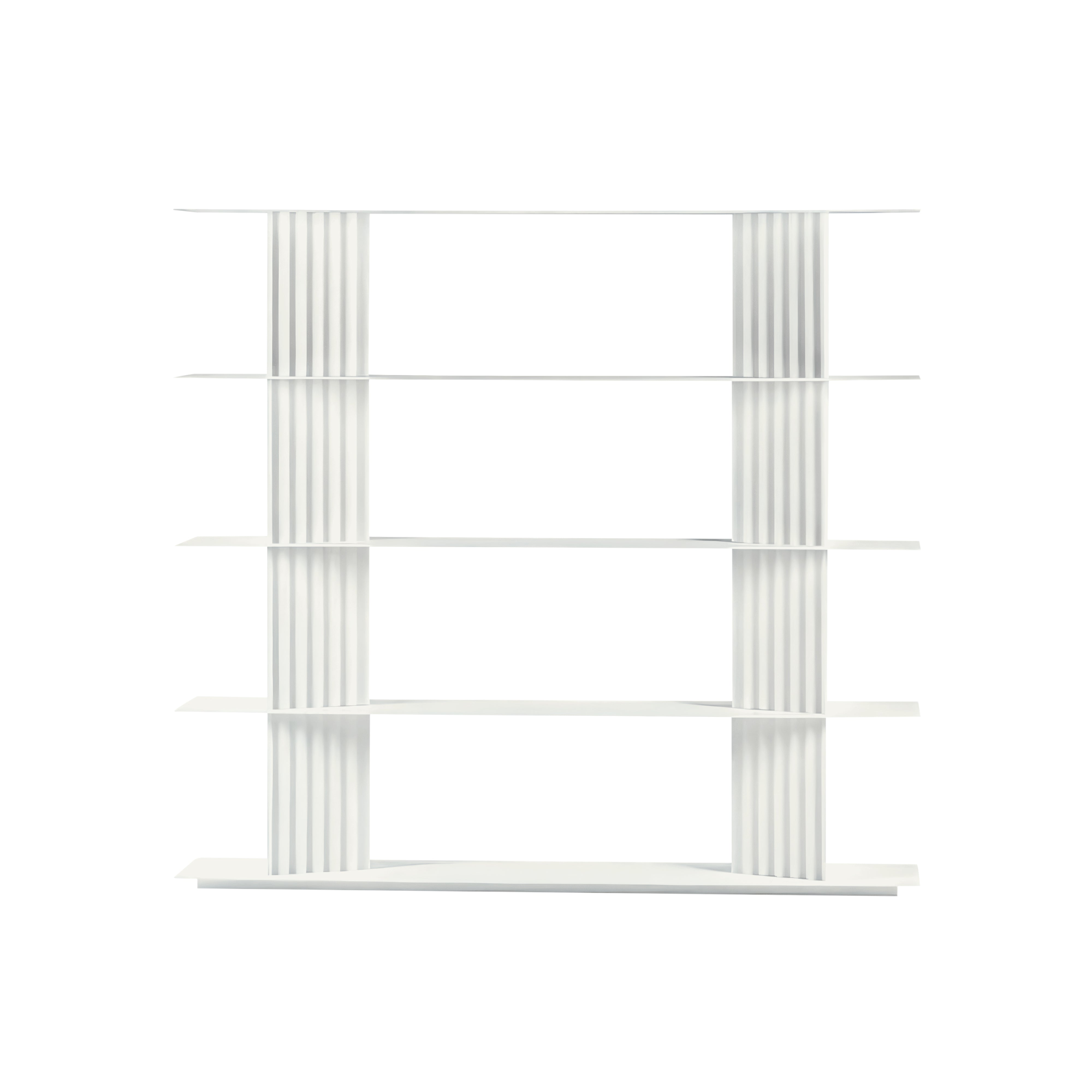 Plec Shelving: Small + High + Traffic White