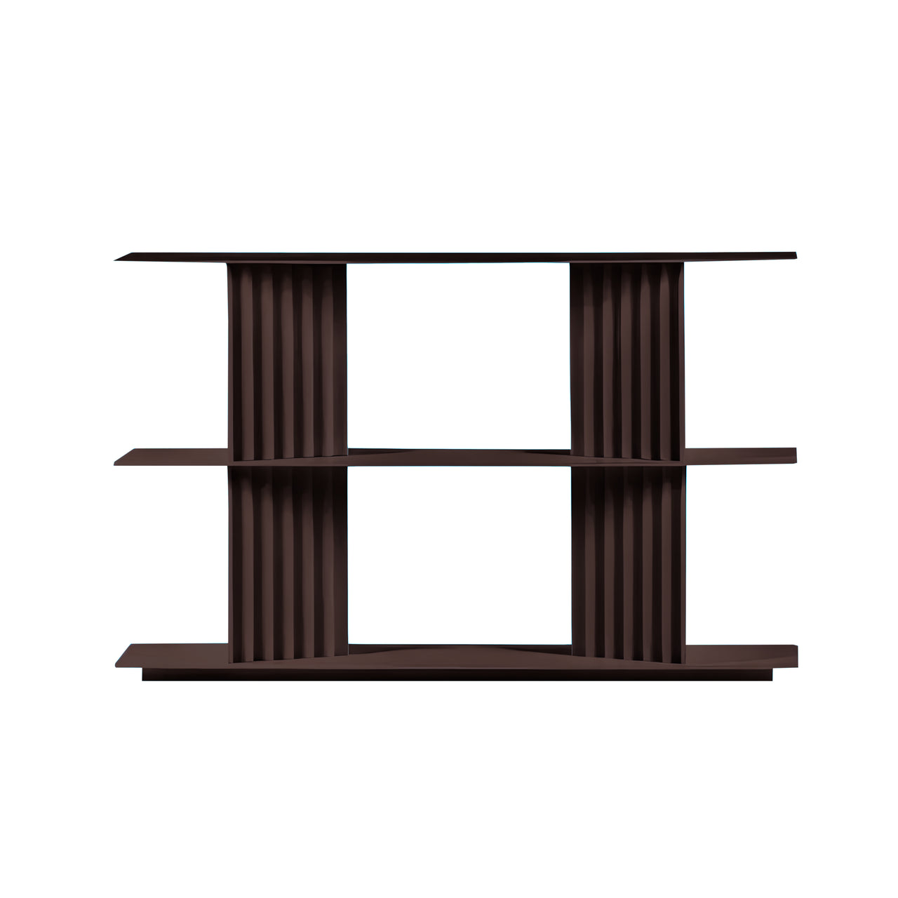 Plec Shelving: Extra Small + Low + Grey Brown