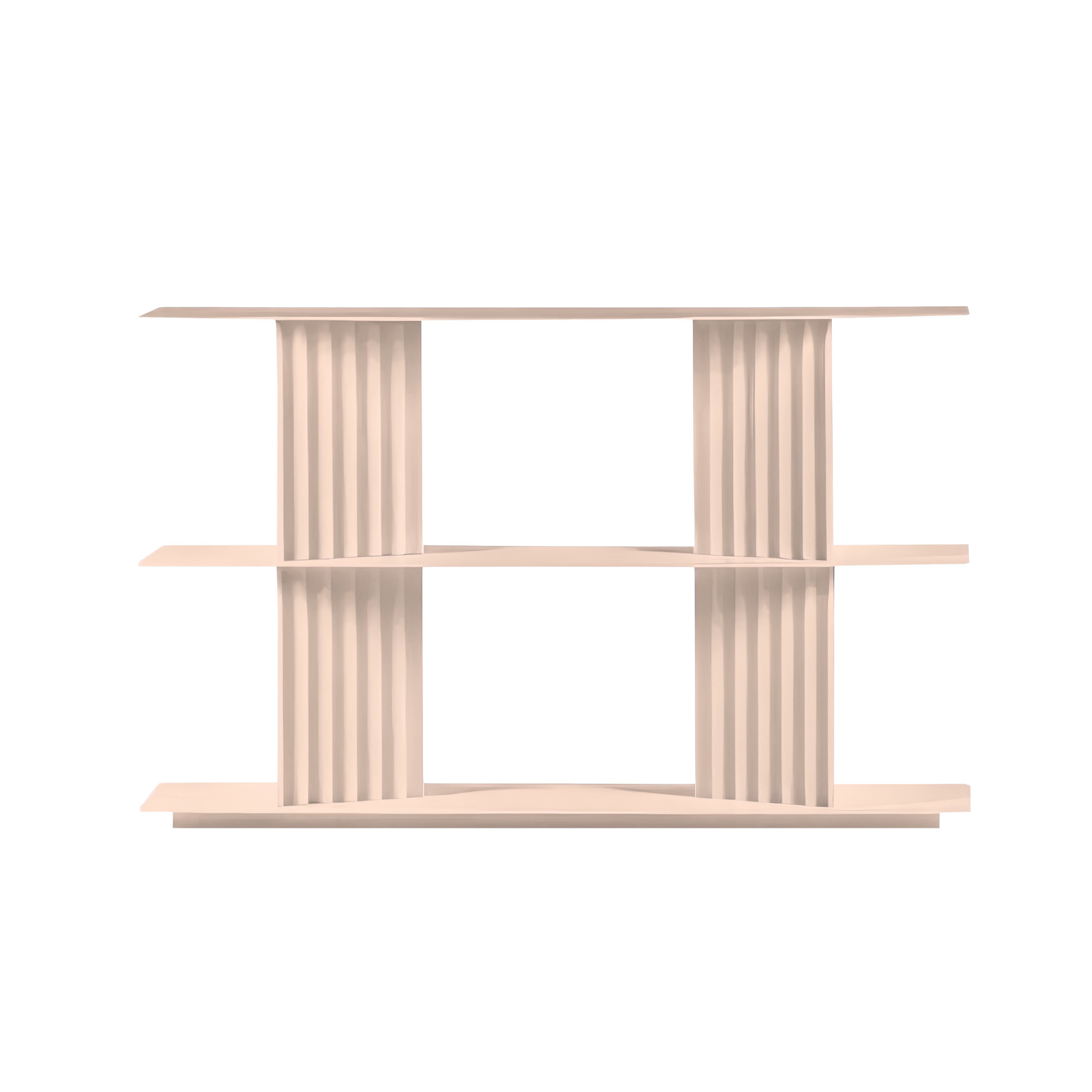 Plec Shelving: Extra Small + Low + Peach Rose