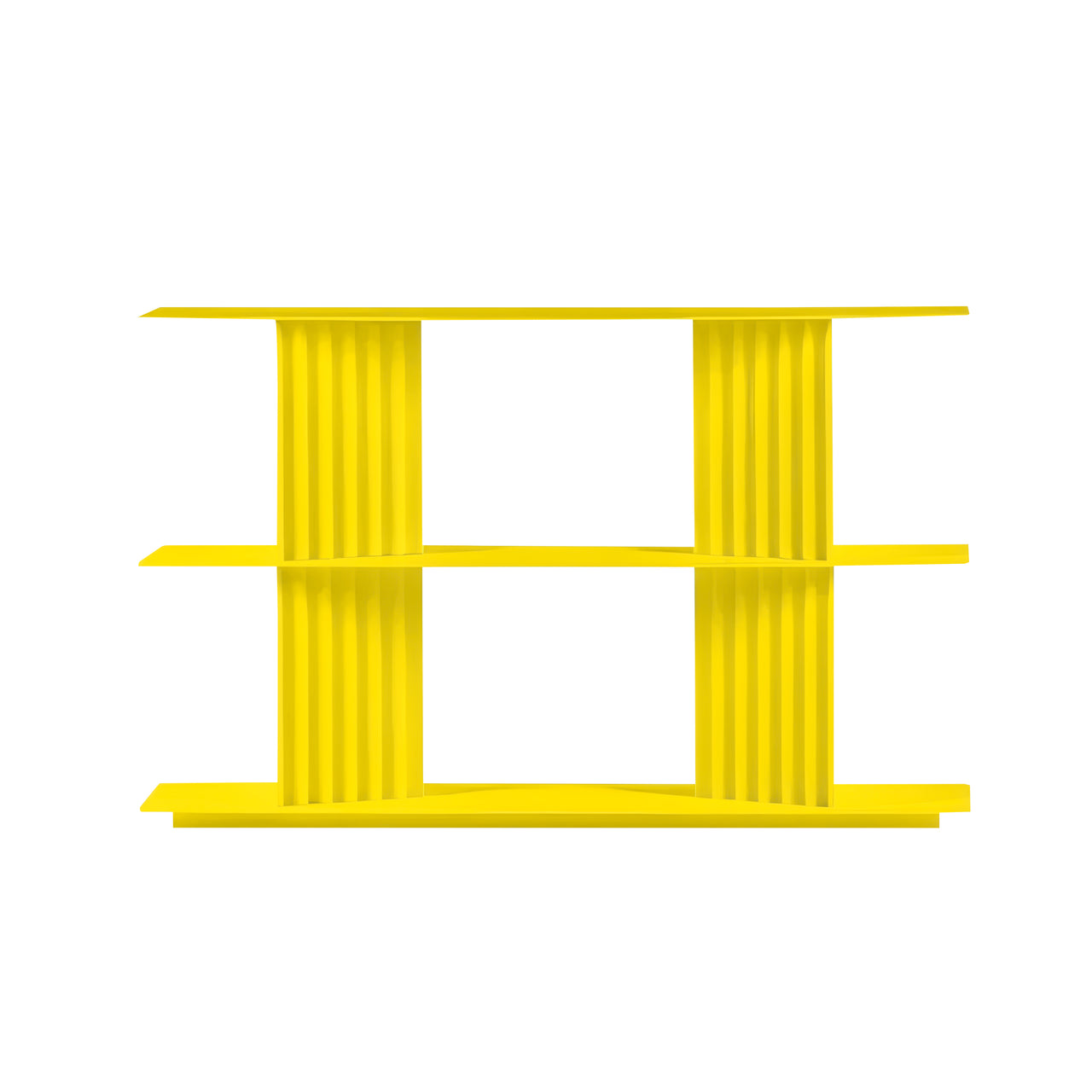 Plec Shelving: Extra Small + Low + Sulfur Yellow