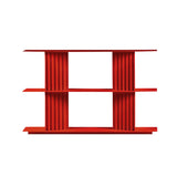 Plec Shelving: Extra Small + Low + Traffic Red