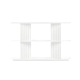 Plec Shelving: Extra Small + Low + Traffic White