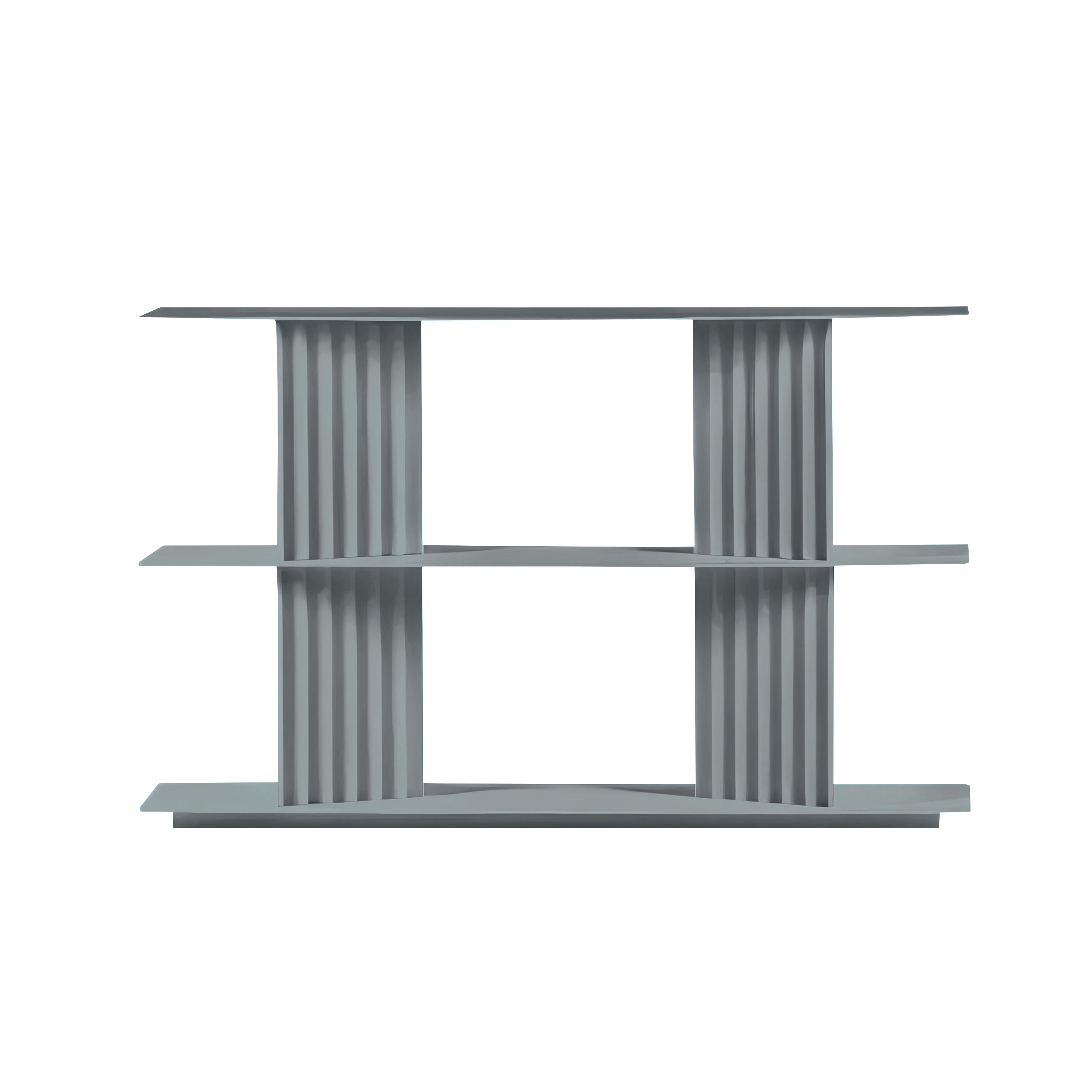 Plec Shelving: Extra Small + Low + Window Grey