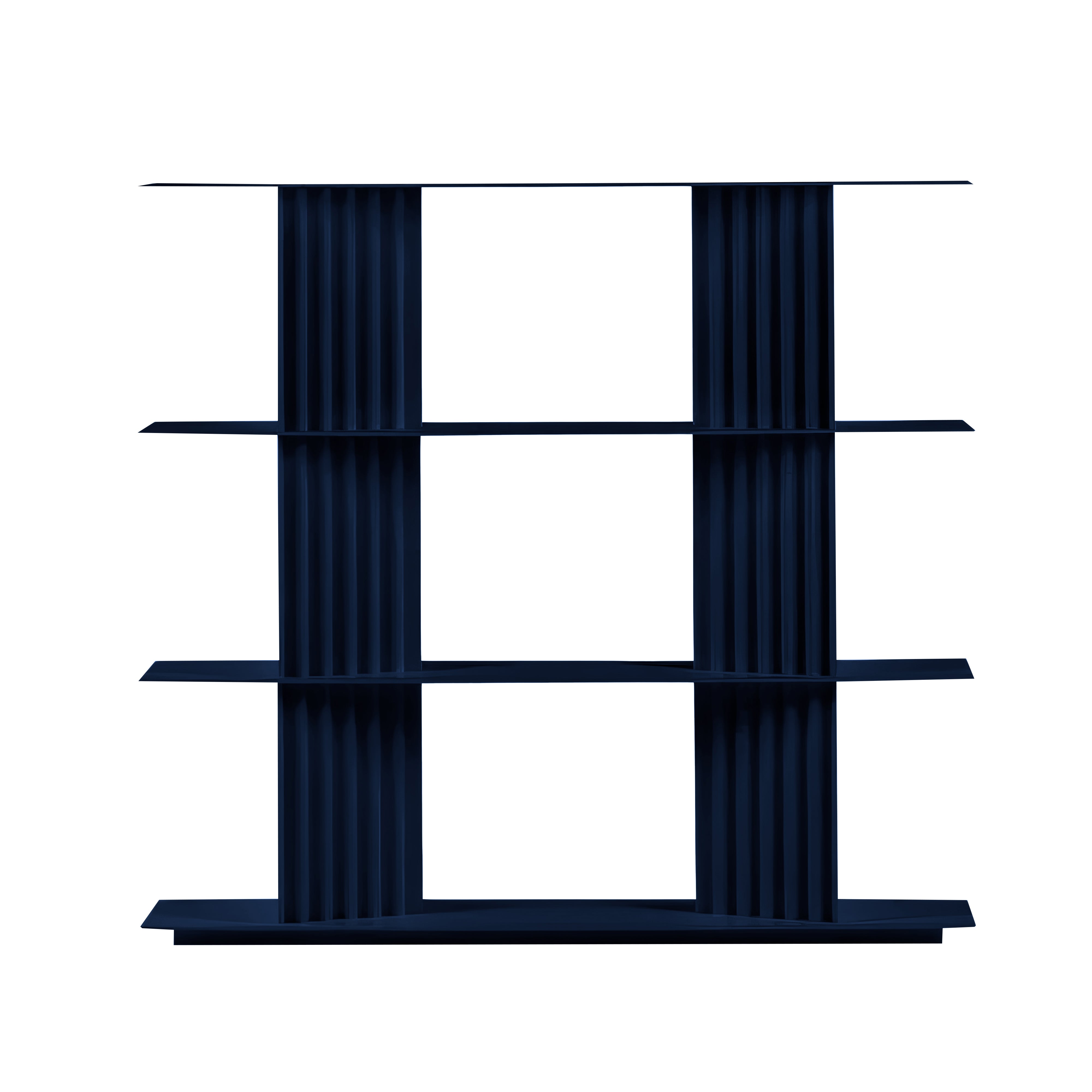 Plec Shelving: Extra Small + Medium + Steel Blue