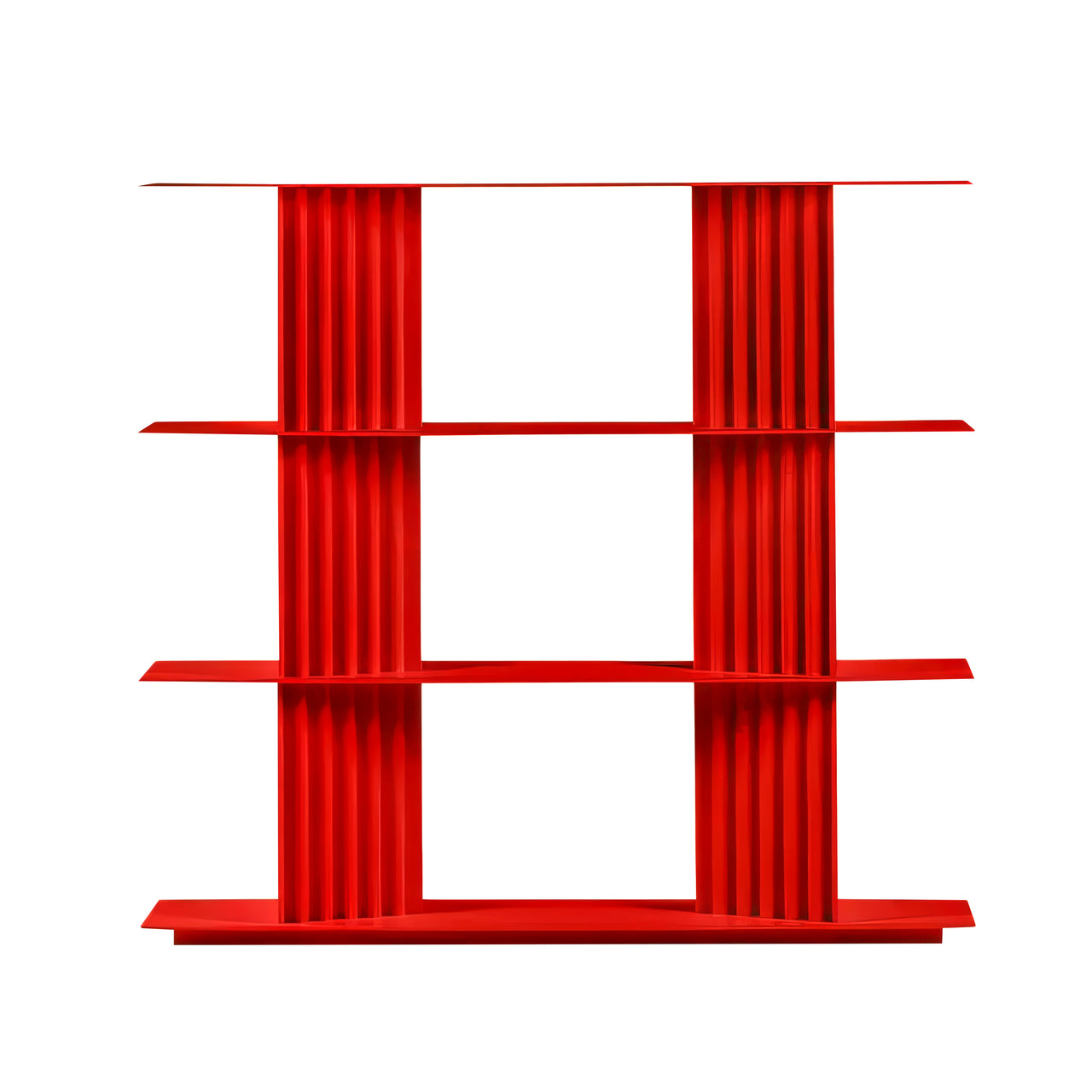 Plec Shelving: Extra Small + Medium + Traffic Red