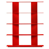 Plec Shelving: Extra Small + High + Traffic Red