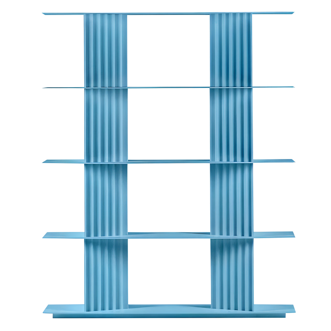 Plec Shelving: Extra Small + High + Cool Blue
