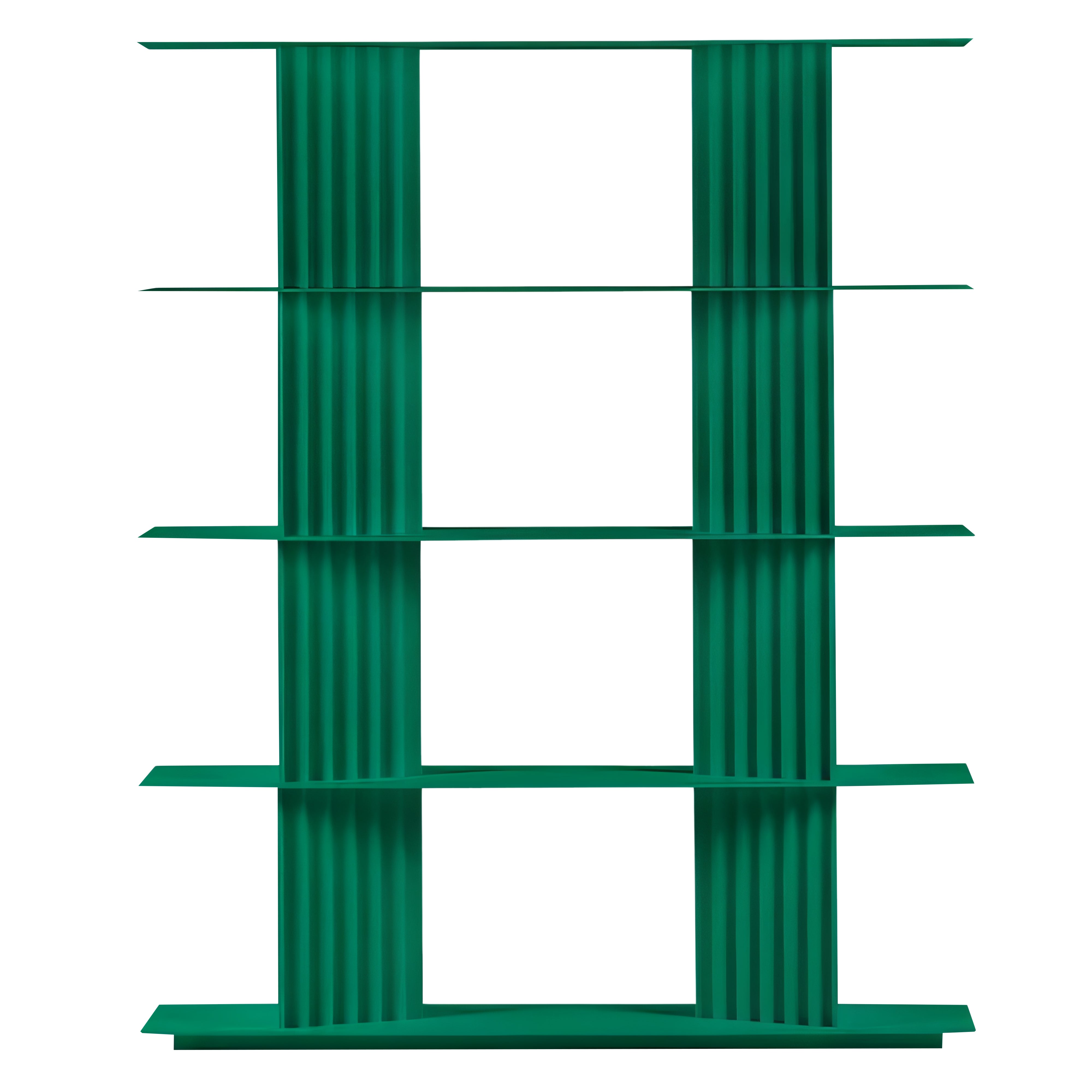 Plec Shelving: Extra Small + High + Emerald Green
