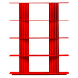 Plec Shelving: Extra Small + High + Traffic Red