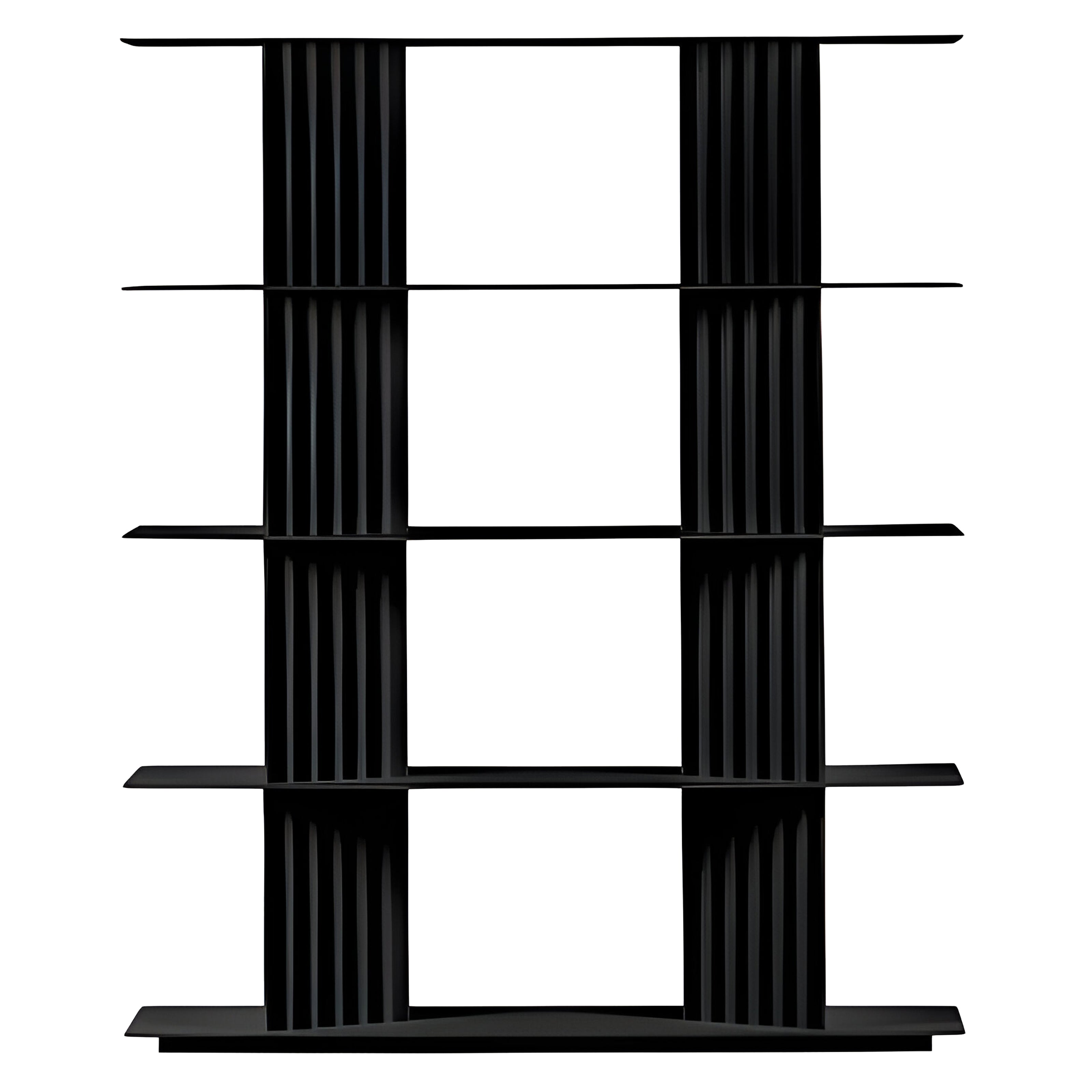 Plec Shelving: Extra Small + High + Jet Black
