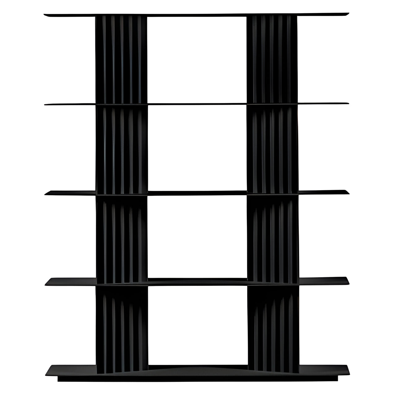Plec Shelving: Extra Small + High + Jet Black