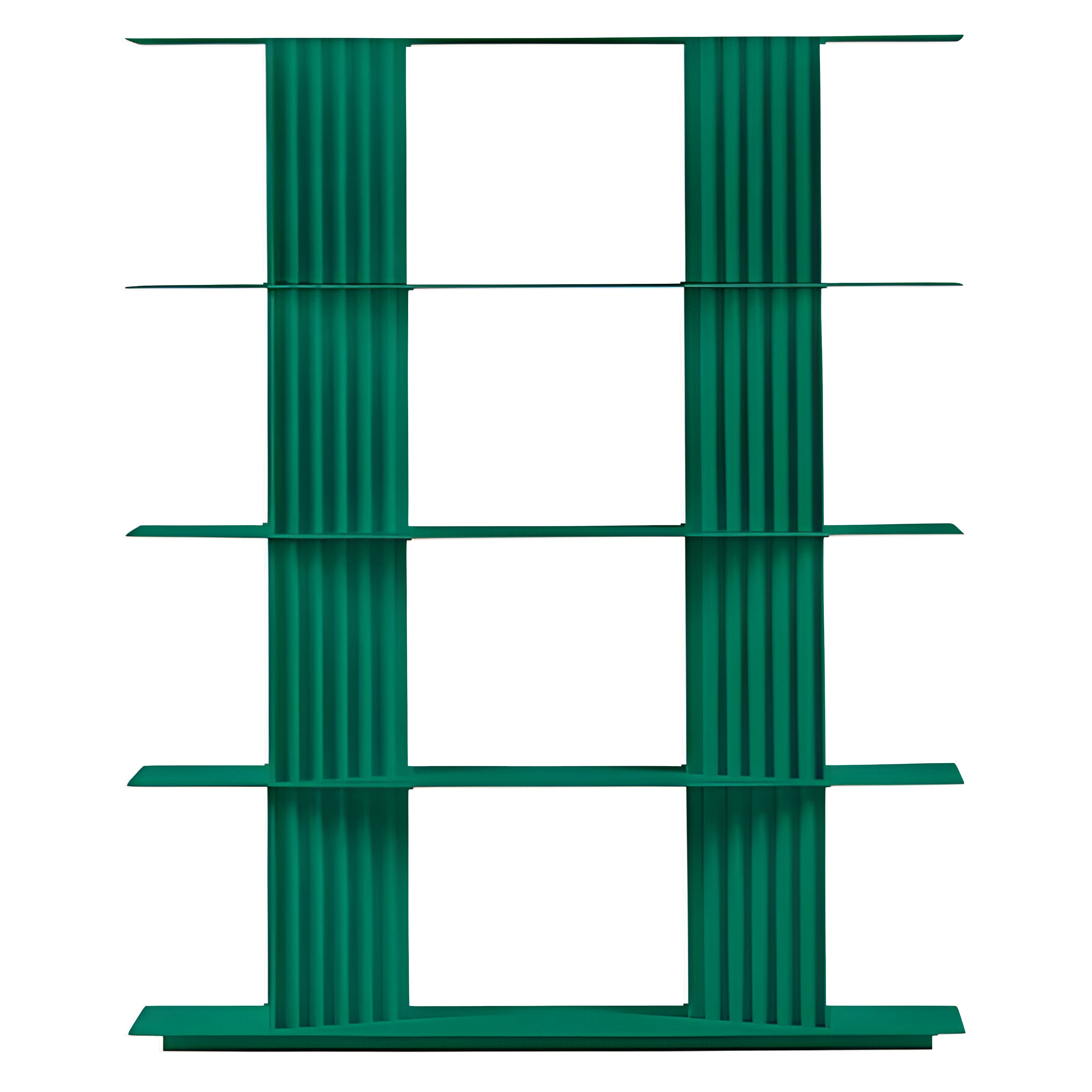 Plec Shelving: Extra Small + High + Emerald Green
