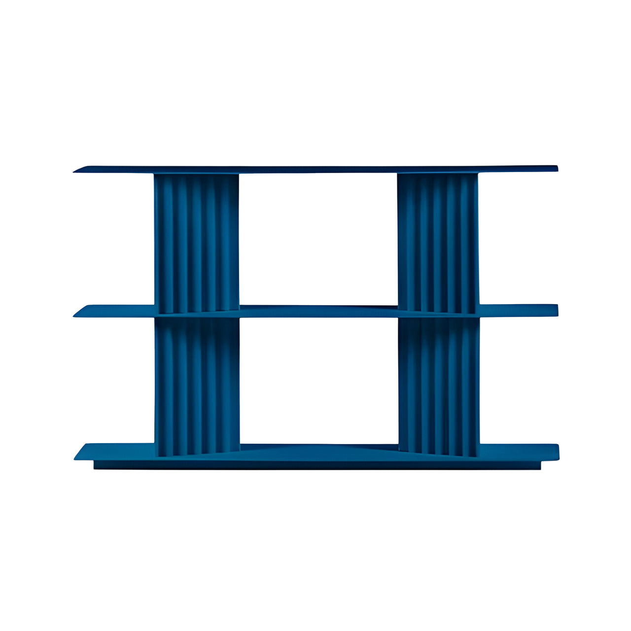 Plec Shelving: Extra Small + Low + Green Blue