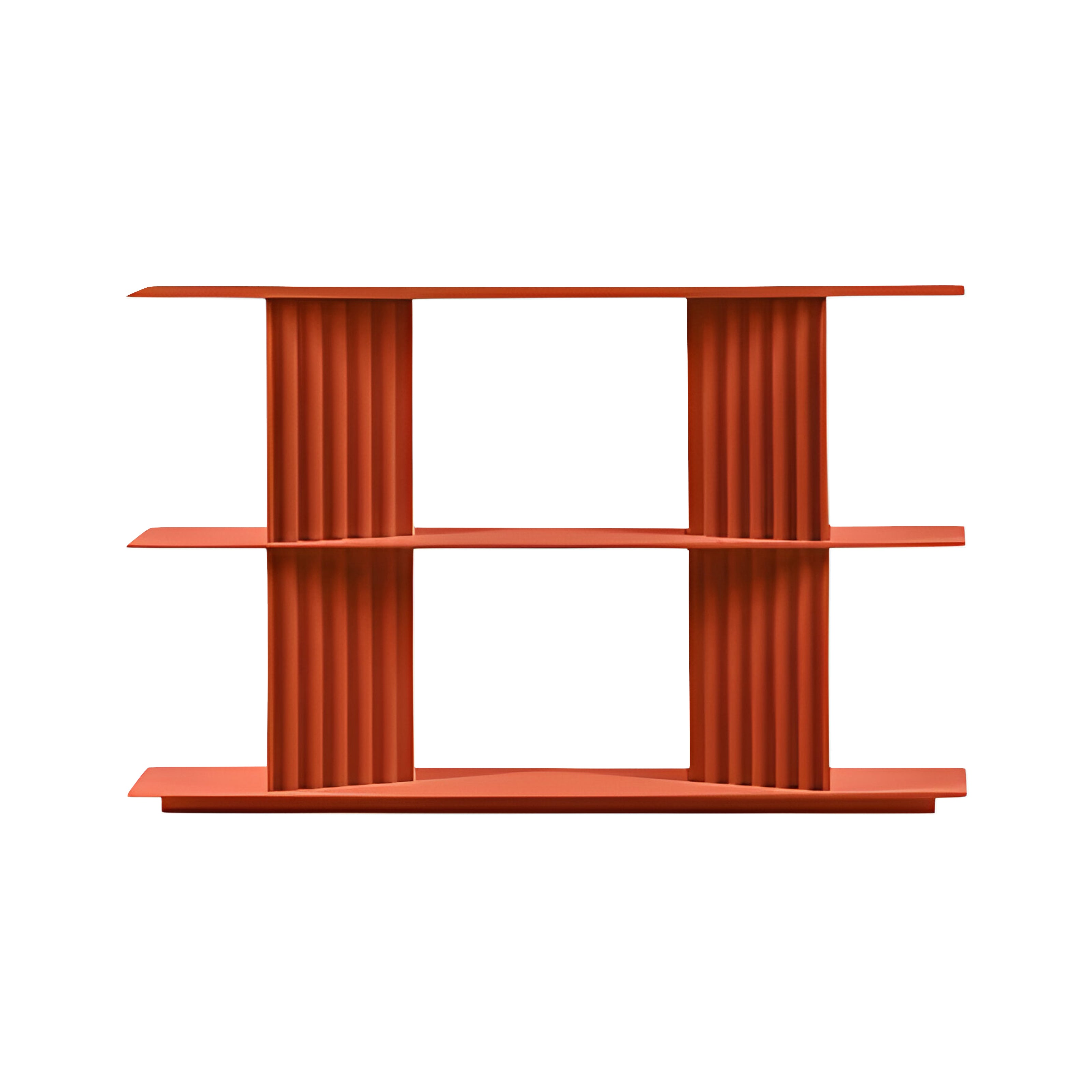 Plec Shelving: Extra Small + Low + Terracotta