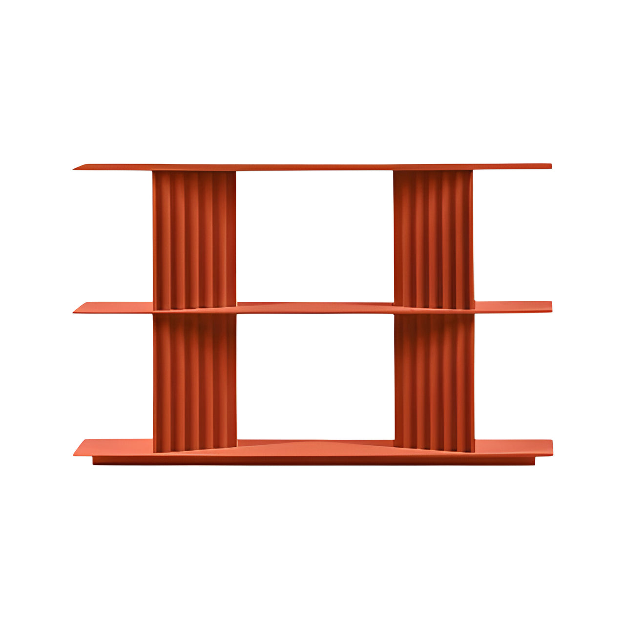 Plec Shelving: Extra Small + Low + Terracotta