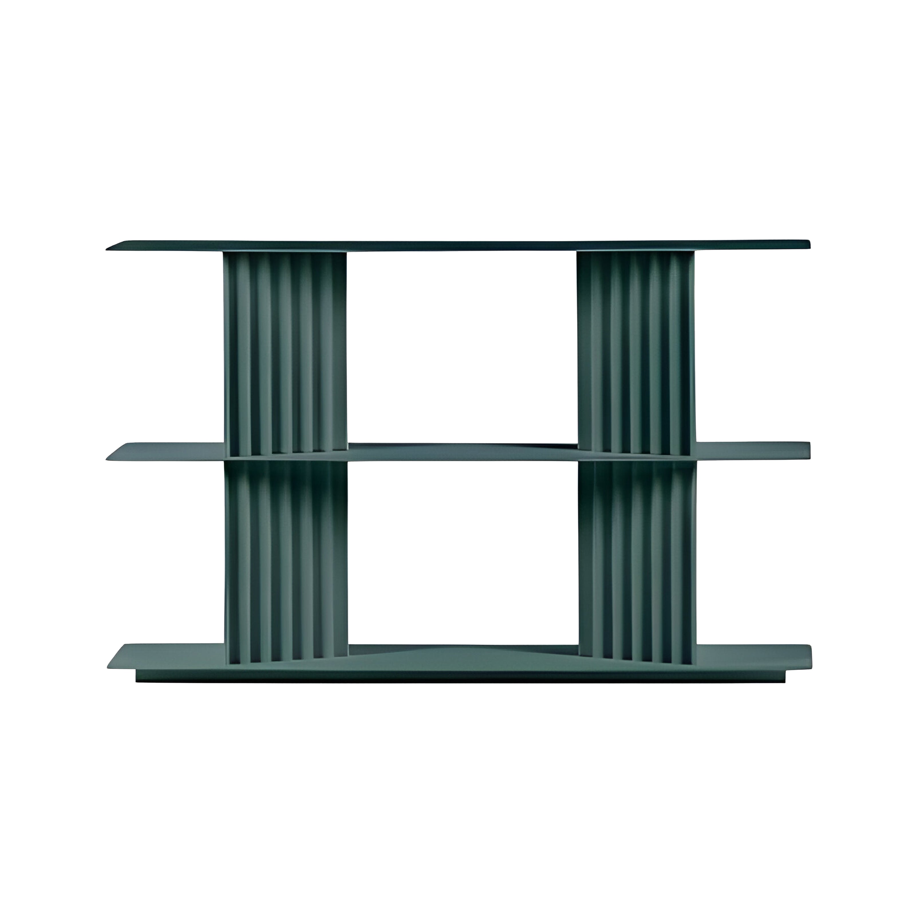 Plec Shelving: Extra Small + Low + Nordic Green
