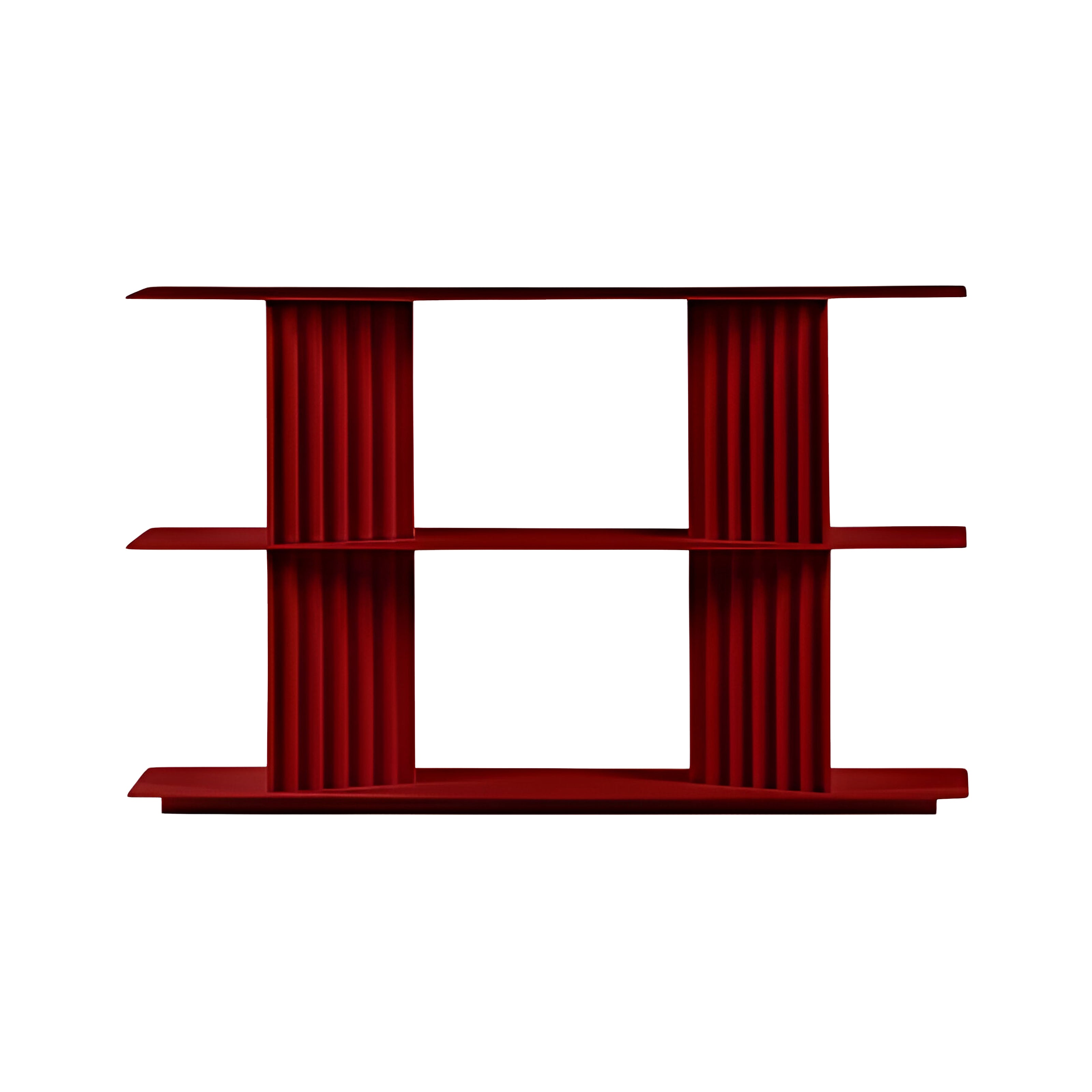 Plec Shelving: Extra Small + Low + Bordeaux