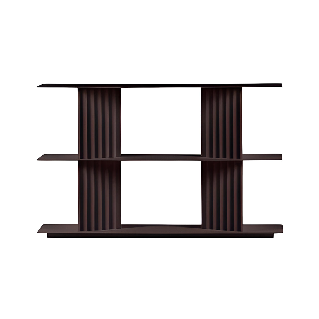 Plec Shelving: Extra Small + Low + Grey Brown