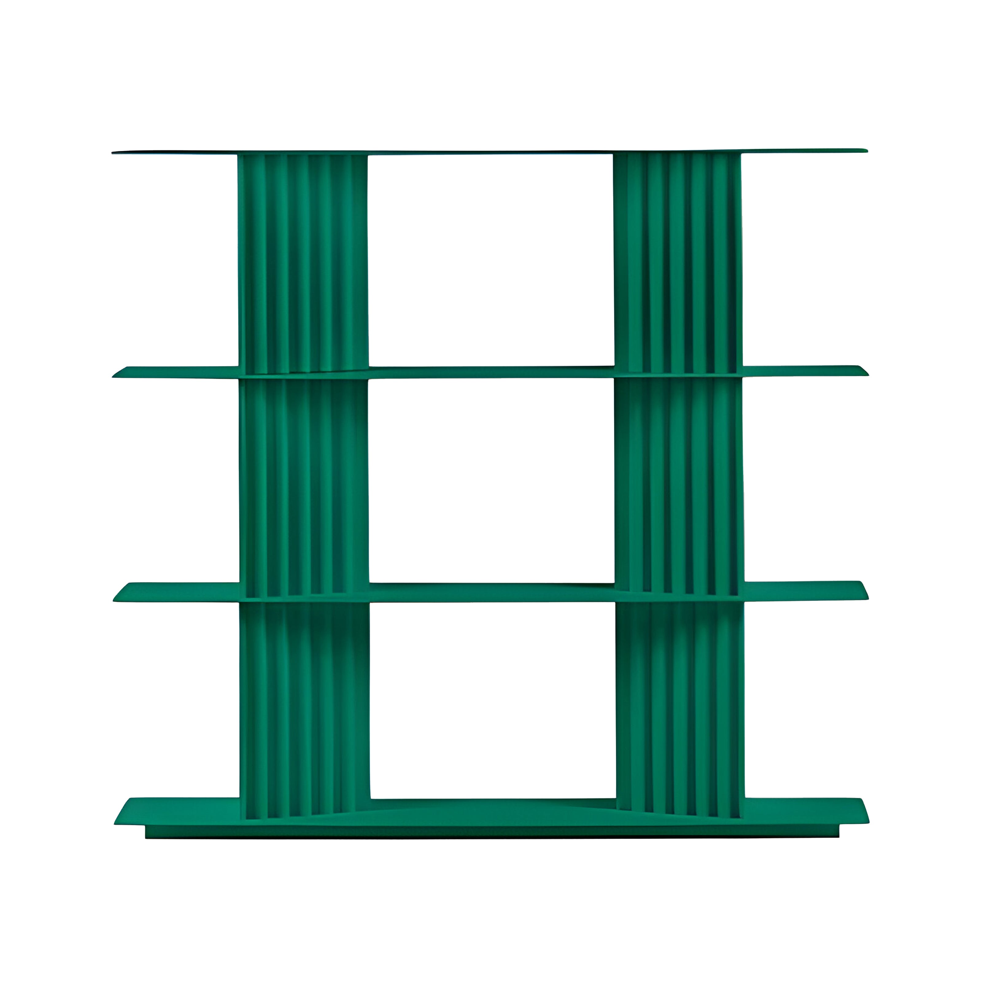 Plec Shelving: Extra Small + Medium + Emerald Green