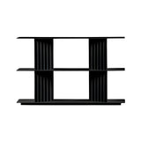 Plec Shelving: Extra Small + Low + Jet Black