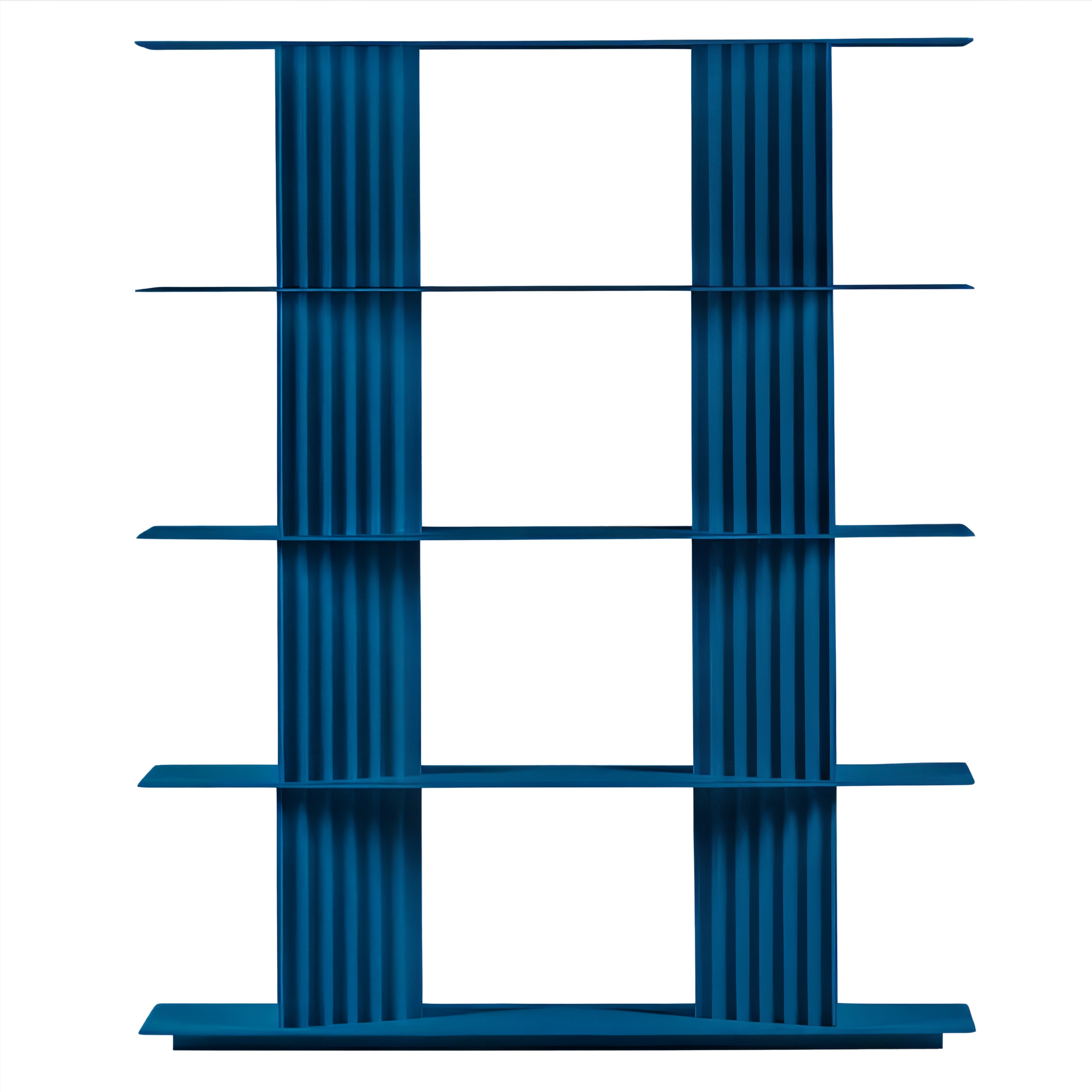 Plec Shelving: Extra Small + High + Green Blue