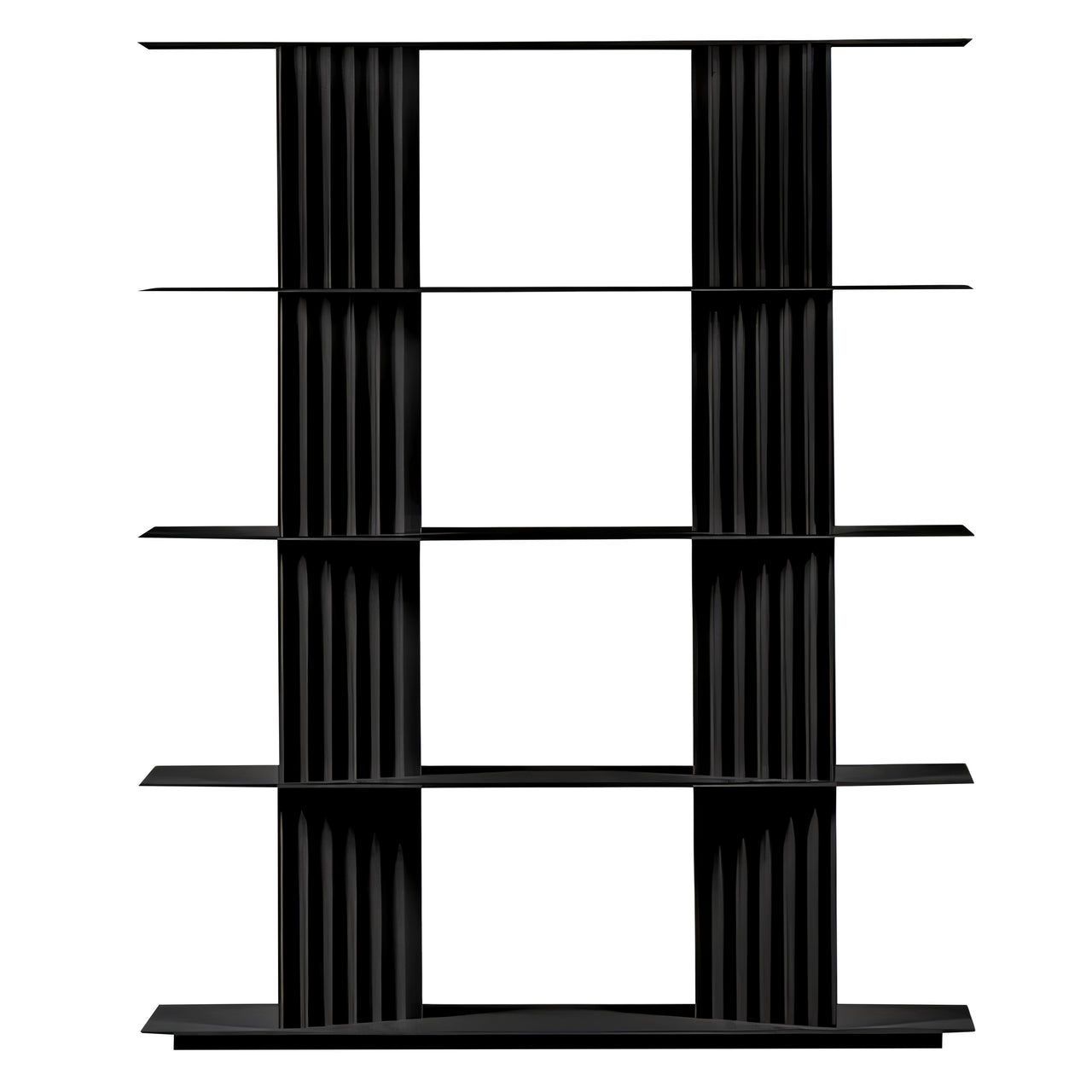 Plec Shelving: Extra Small + High + Jet Black