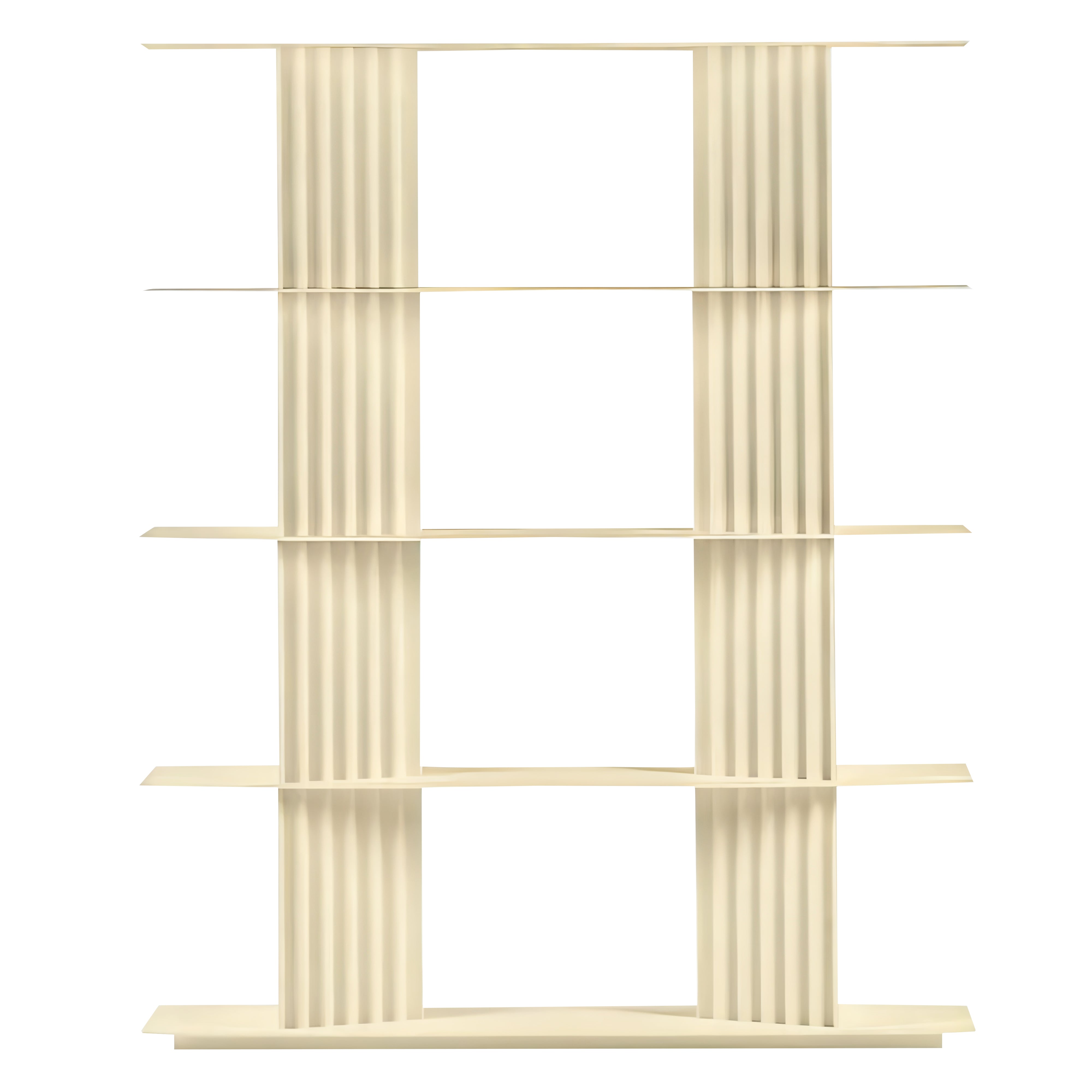 Plec Shelving: Extra Small + High + Light Ivory