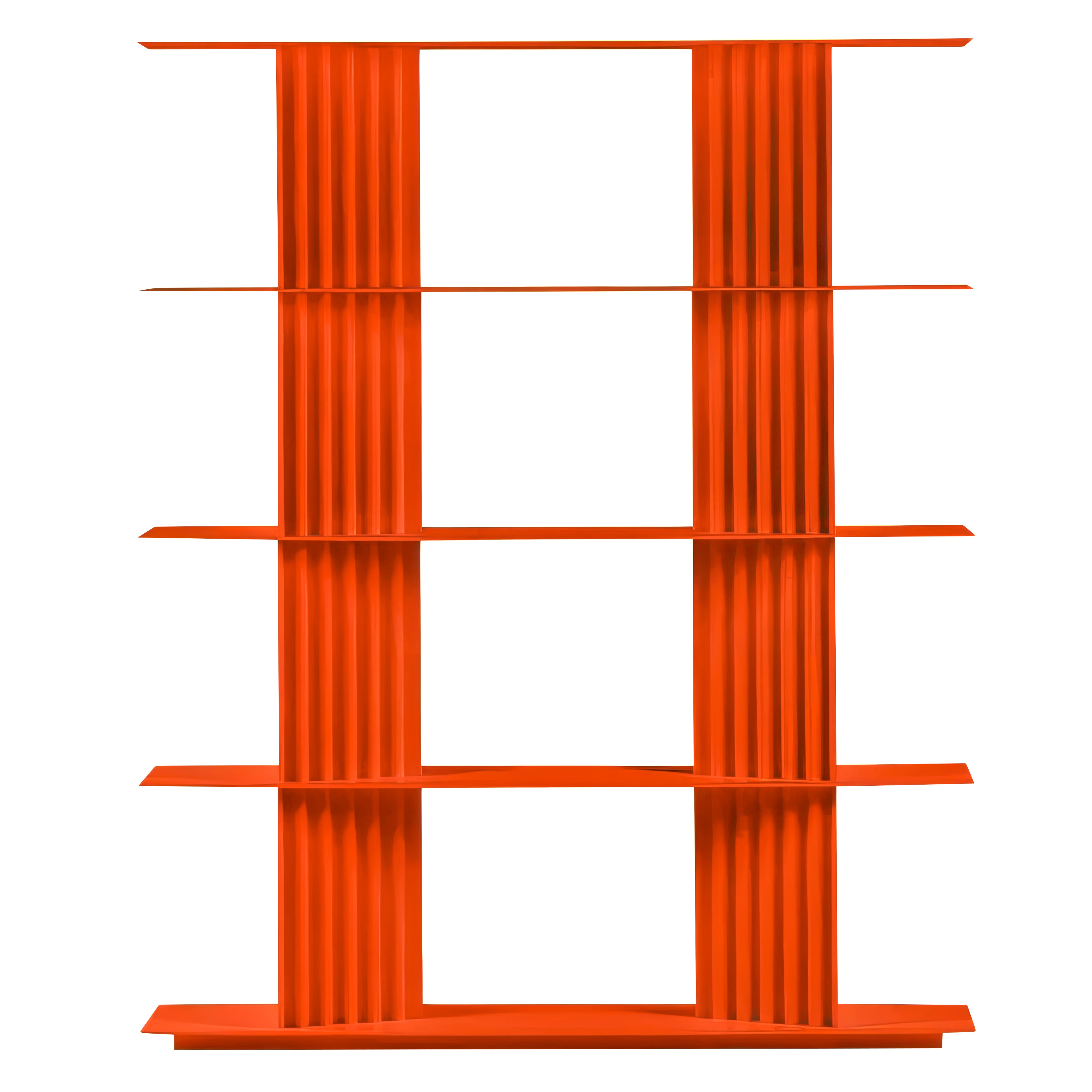 Plec Shelving: Extra Small + High + Pure Orange