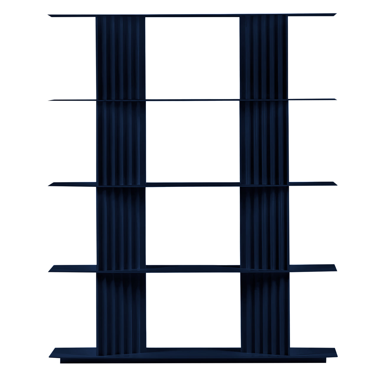 Plec Shelving: Extra Small + High + Steel Blue