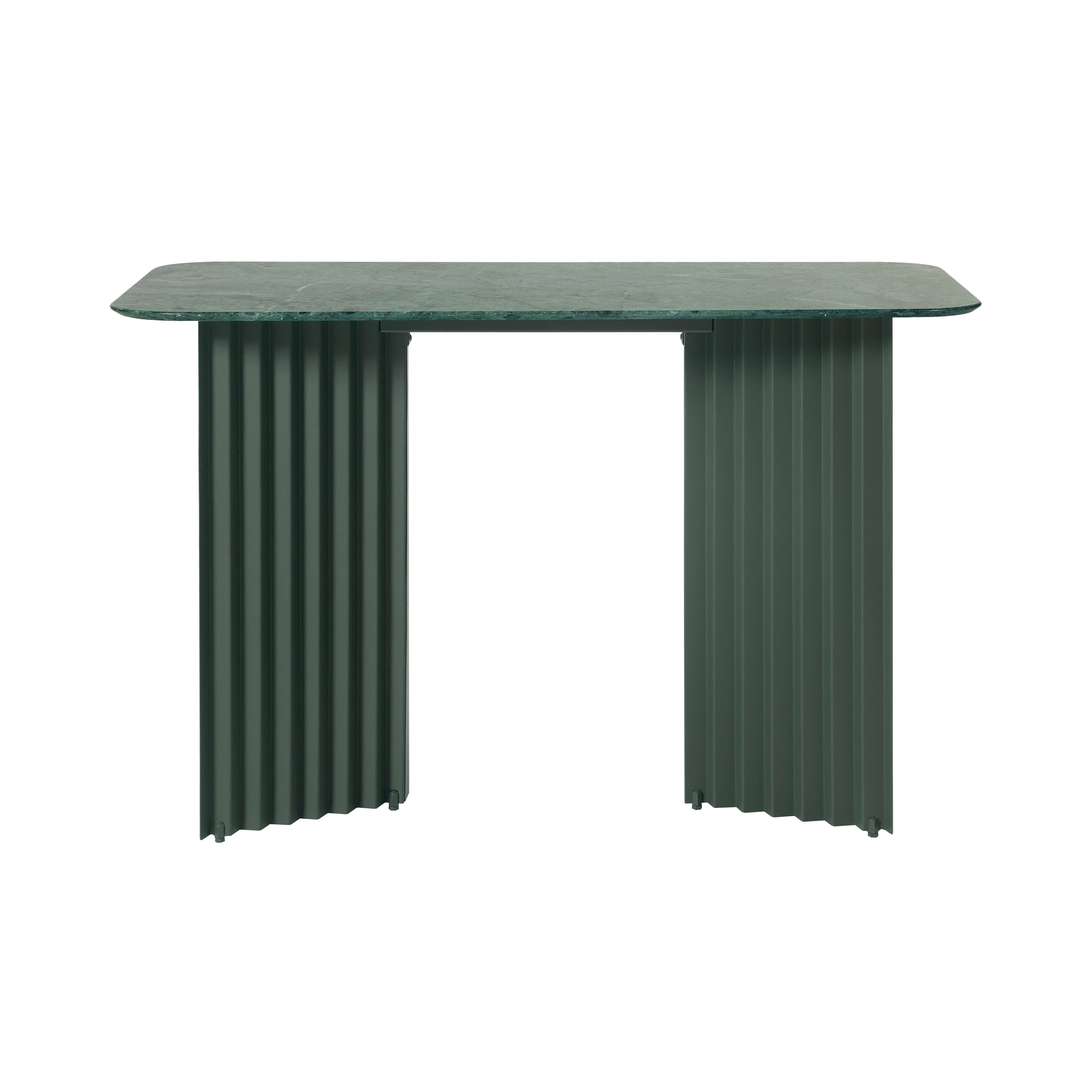 Plec Desk: Green Aver + Nordic Green