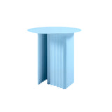 Plec Round Occasional Table: Steel + Small - 19.7